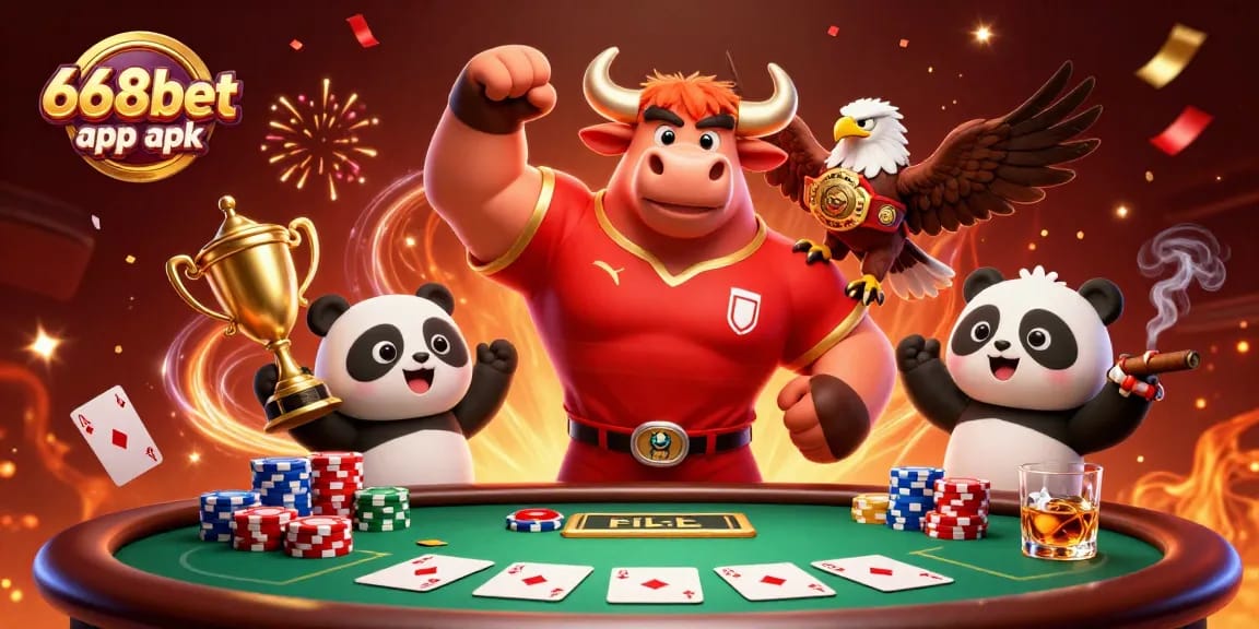 Experience the thrill of winning with 668bet app apk in this vibrant casino scene.