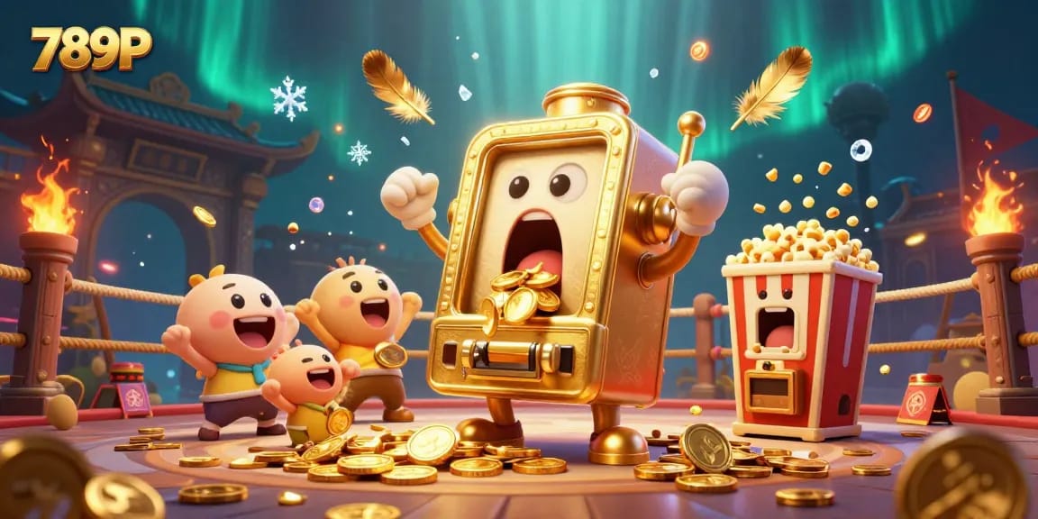 Engage in thrilling slots action with the 789P slot machine jackpot celebration, featuring cheering baby slots.