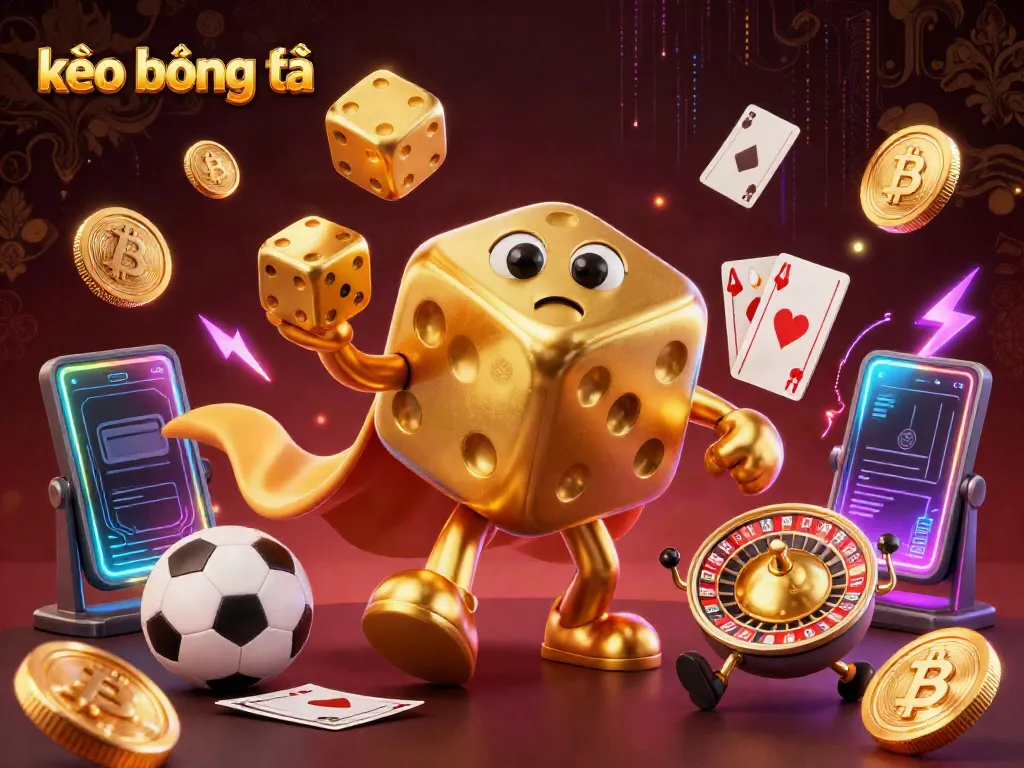 Experience thrilling sports betting with kèo bóng đá, featuring dynamic characters and gaming elements.