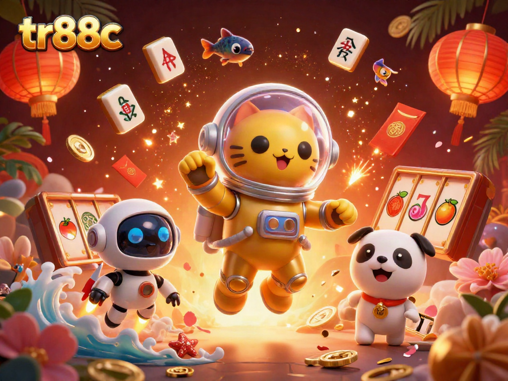tr88c launches vibrant casino excitement with an astronaut cat and dynamic game elements