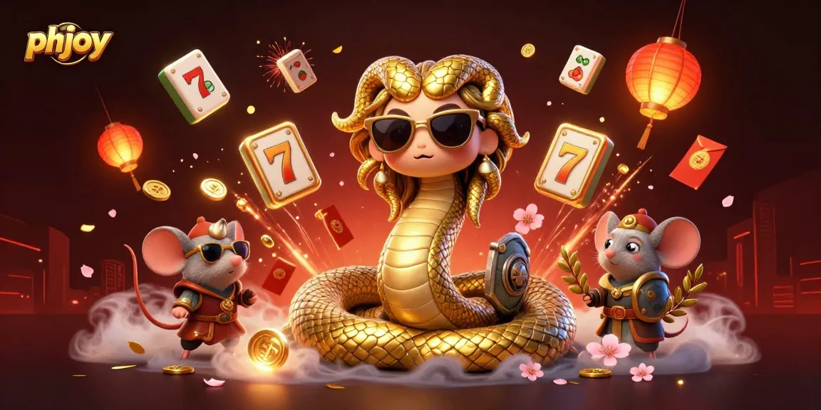 Experience thrilling gameplay at phjoy with charming characters and rich casino elements in a dynamic 3D illustration.