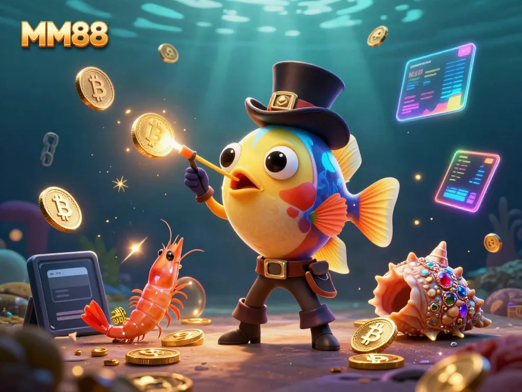 Experience the thrilling MM88 adventure with glowing treasures and dynamic gaming elements.