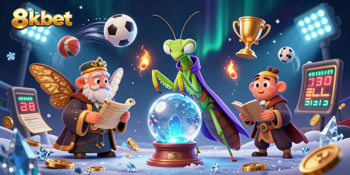 Engage in exciting gambling with 8xbet, where fantasy meets winning sports elements in a vibrant scene.