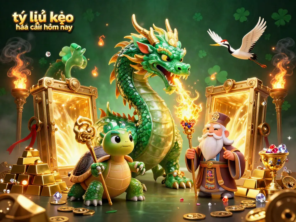 Experience the excitement of tỷ lệ kèo nhà cái hôm nay with this stunning 3D illustration packed with casino elements.