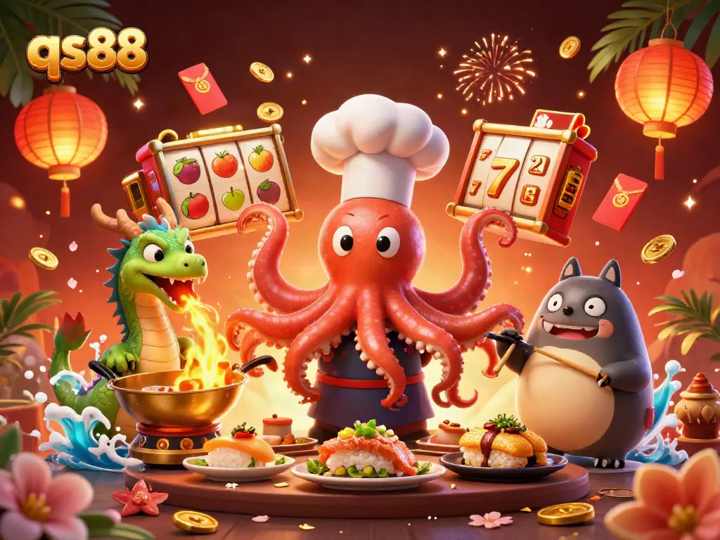 Experience thrilling gameplay with qs88's vibrant casino environment full of dynamic elements.