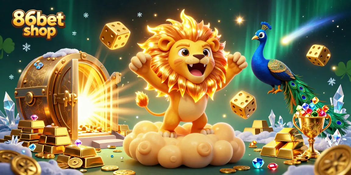 Experience the thrill of gameplay at 86bet shop with exciting casino elements and vibrant 3D visuals.