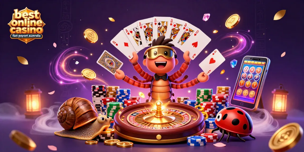 Experience the best online casino fast payout Australia with exciting gaming visuals and vibrant characters.