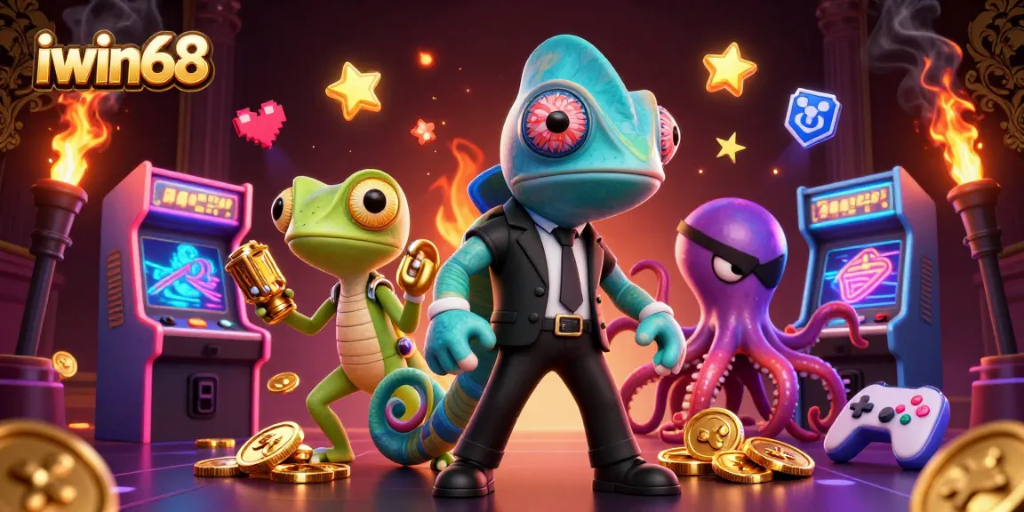 Play thrilling games at iwin68 with vibrant characters and dynamic casino elements.