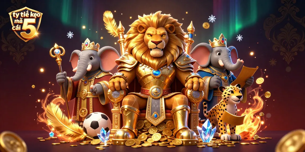 Experience thrilling sports betting action with tỷ lệ kèo nhà cái 5 in a vibrant 3D scene.
