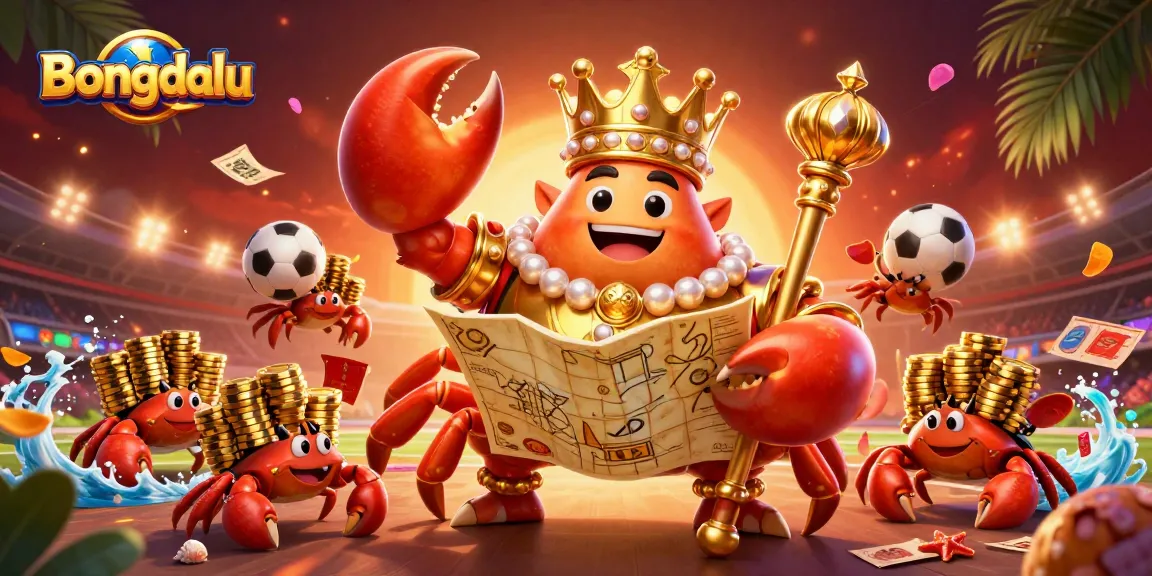Bongdalu offers bettors an engaging sports betting experience with a vibrant crab emperor and fun gameplay elements.