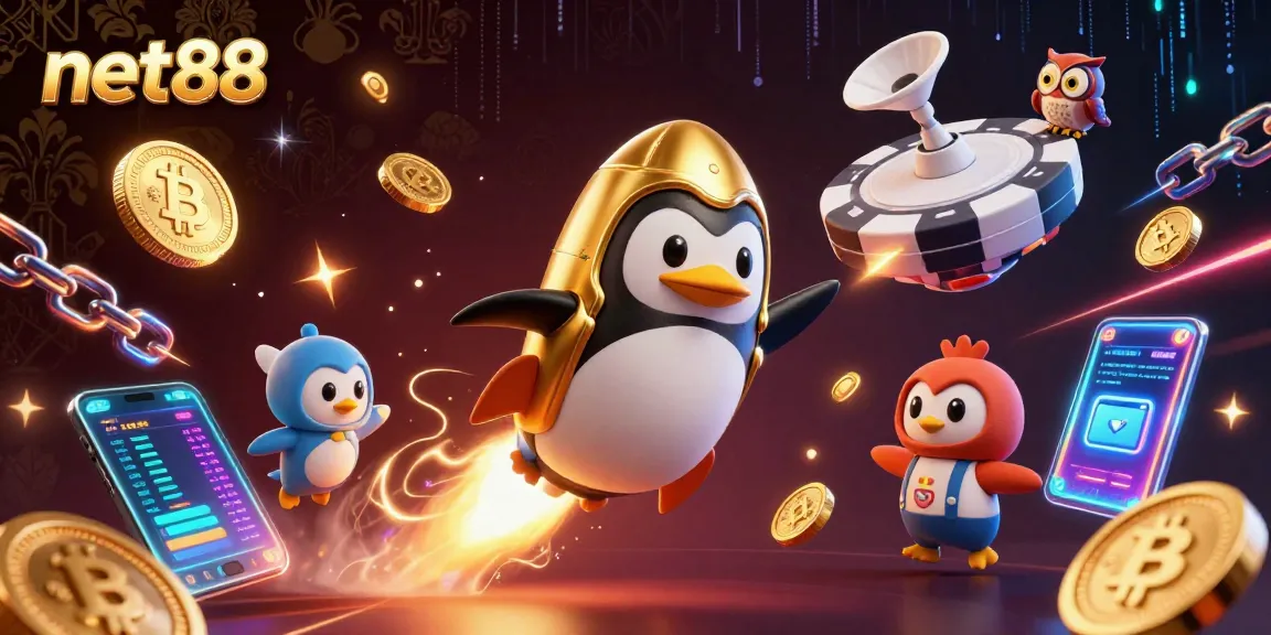 Experience winning strategies with net88's innovative gambling platforms depicted in an engaging 3D illustration.
