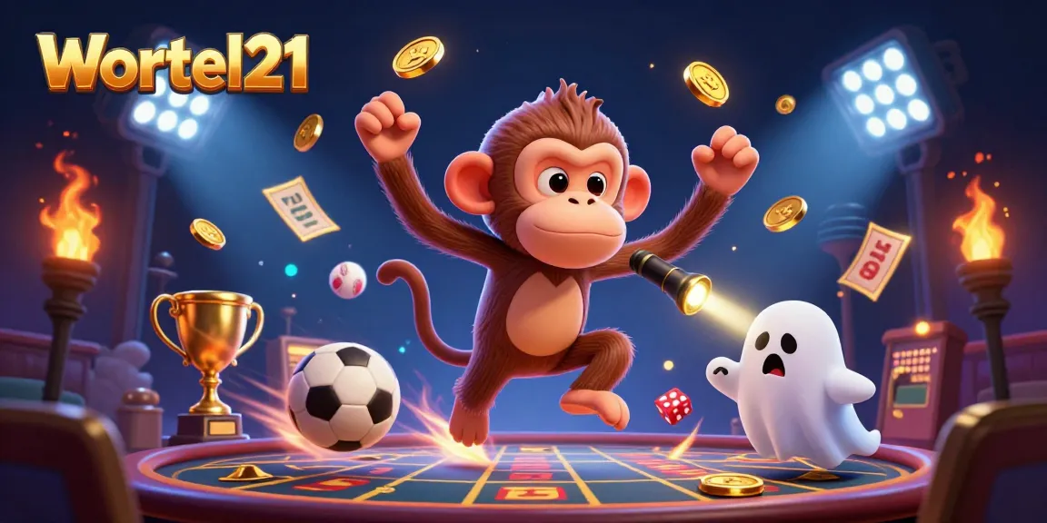 Experience the thrilling action of Wortel21 in a haunted casino, juggling golden treasures.