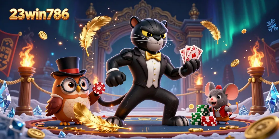 Engage with 23win786’s vibrant casino atmosphere featuring unique characters and thrilling game elements.